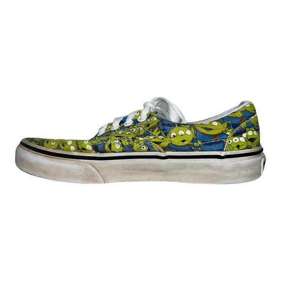 Vans Disney Toy Story Aliens Green Canvas Sneakers Unisex Boy's Girl's 1.5 - Picture 4 of 10